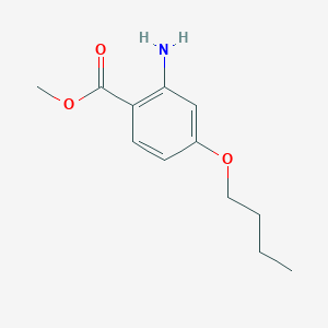 2-Amino-4-butoxybenzoic acid methyl ester