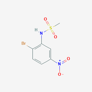 N-(2-bromo-5-nitrophenyl)methanesulfonamide