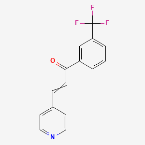 2-Propen-1-one, 3-(4-pyridinyl)-1-[3-(trifluoromethyl)phenyl]-