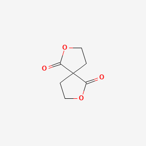 molecular formula C7H8O4 B8559730 2,7-Dioxaspiro[4.4]nonane-1,6-dione CAS No. 4372-10-5