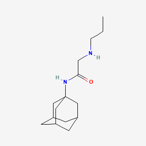 2-Propylaminoacetic acid N-(1-adamantyl)amide