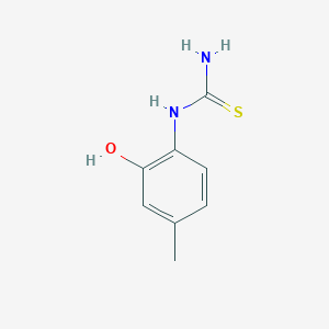 molecular formula C8H10N2OS B8559766 (2-Hydroxy-4-methyl-phenyl)-thiourea 