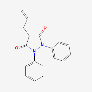 3,5-Pyrazolidinedione, 4-allyl-1,2-diphenyl-
