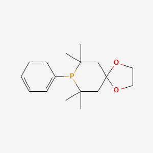 7,7,9,9-Tetramethyl-8-phenyl-1,4-dioxa-8-phosphaspiro[4.5]decane
