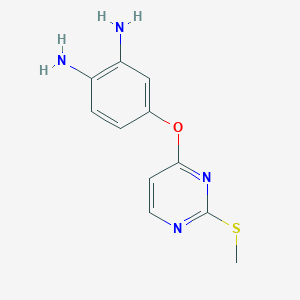 4-(2-Methylsulfanyl-pyrimidin-4-yloxy)-benzene-1,2-diamine