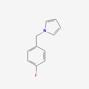 molecular formula C11H10FN B8559914 1-(4-Fluorobenzyl)-1H-pyrrole 