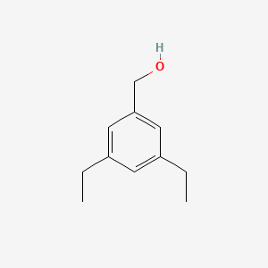 molecular formula C11H16O B8560086 (3,5-Diethylphenyl)methanol 