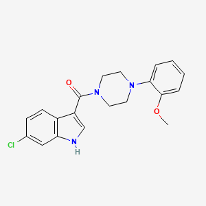 (6-Chloro-1H-indol-3-yl)[4-(2-methoxyphenyl)piperazin-1-yl]methanone