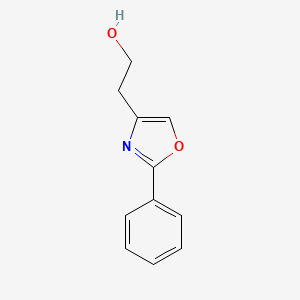 molecular formula C11H11NO2 B8560210 2-Phenyloxazole-4-ethanol 
