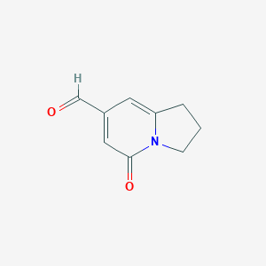 5-Oxo-1,2,3,5-tetrahydro-7-indolizinecarbaldehyde