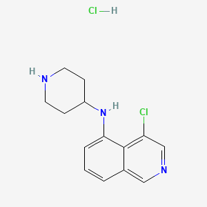 4-(4-Chloro-5-isoquinolyl)aminopiperidine hydrochloride