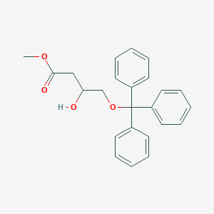 molecular formula C24H24O4 B8560315 Methyl 4-triphenylmethyloxy-3-hydroxybutyrate CAS No. 585574-01-2