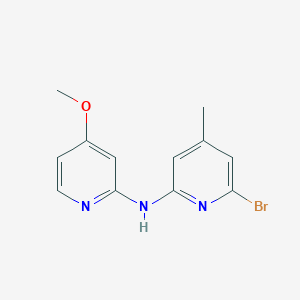 molecular formula C12H12BrN3O B8560348 6-bromo-N-(4-methoxypyridin-2-yl)-4-methylpyridin-2-amine 