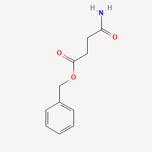 molecular formula C11H13NO3 B8560358 Benzyl 4-amino-4-oxobutanoate 