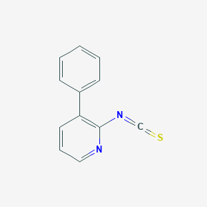 molecular formula C12H8N2S B8560403 2-Isothiocyanato-3-phenylpyridine CAS No. 61737-22-2