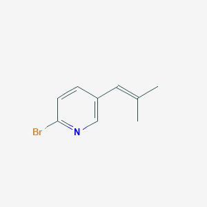 2-Bromo-5-(2-methylprop-1-en-1-yl)pyridine