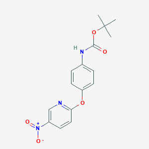 t-Butyl [4-(5-nitropyridin-2-yloxy)phenyl]carbamate