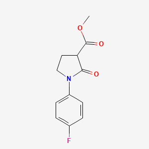Methyl 1-(4-fluorophenyl)-2-oxopyrrolidine-3-carboxylate