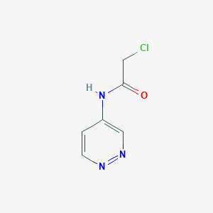 2-Chloro-N-pyridazin-4-yl-acetamide