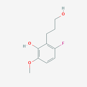 3-Fluoro-2-(3-hydroxypropyl)-6-methoxyphenol