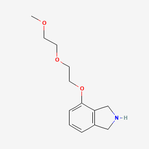 molecular formula C13H19NO3 B8560515 4-[2-(2-Methoxy-ethoxy)-ethoxy]-2,3-dihydro-1H-isoindole 