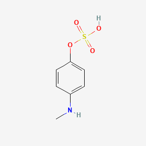 molecular formula C7H9NO4S B8560559 p-(N-methylamino)phenol sulfate 
