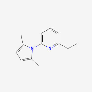 molecular formula C13H16N2 B8560615 2-(2,5-Dimethyl-1H-pyrrol-1-yl)-6-ethylpyridine CAS No. 95337-73-8