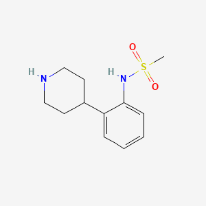 Methanesulfonamide, N-[2-(4-piperidinyl)phenyl]-