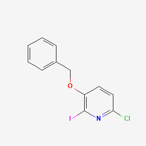 3-(Benzyloxy)-6-chloro-2-iodopyridine