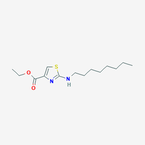 molecular formula C14H24N2O2S B8561006 Ethyl 2-(octylamino)-1,3-thiazole-4-carboxylate 