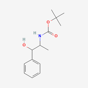 tert-butyl N-(1-hydroxy-1-phenylpropan-2-yl)carbamate