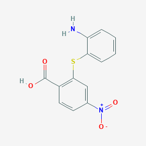 2-[(2-Aminophenyl)sulfanyl]-4-nitrobenzoic acid