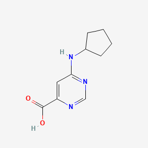 6-(Cyclopentylamino)pyrimidine-4-carboxylic acid