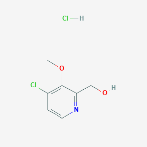 molecular formula C7H9Cl2NO2 B8561428 (4-chloro-3-methoxypyridin-2-yl)methanol hydrochloride 