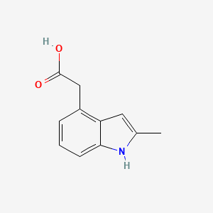 molecular formula C11H11NO2 B8561440 2-Methylindole-4-acetic Acid 