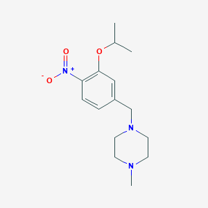 1-(3-Isopropoxy-4-nitrobenzyl)-4-methylpiperazine