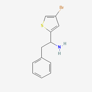 1-(4-Bromothiophen-2-yl)-2-phenylethanamine