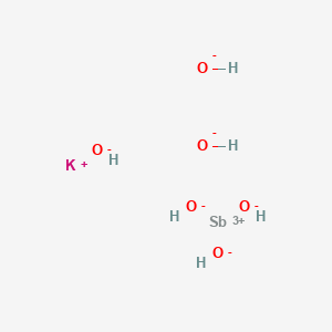 molecular formula H6KO6Sb-2 B085616 Potassium hexahydroxoantimonate CAS No. 12208-13-8
