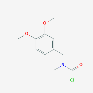 3,4-Dimethoxybenzyl(methyl)carbamoyl chloride