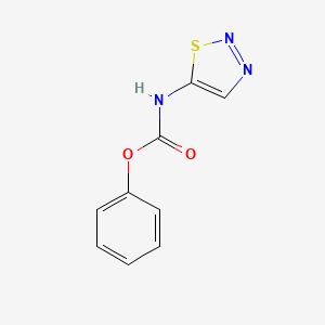 phenyl N-(thiadiazol-5-yl)carbamate