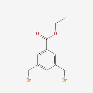 molecular formula C11H12Br2O2 B8561734 Ethyl 3,5-bis(bromomethyl)benzoate 