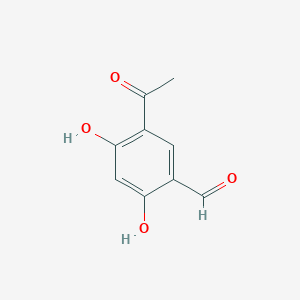molecular formula C9H8O4 B8561770 5-Acetyl-2,4-dihydroxybenzaldehyde 