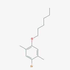 1-Bromo-4-(hexyloxy)-2,5-dimethylbenzene
