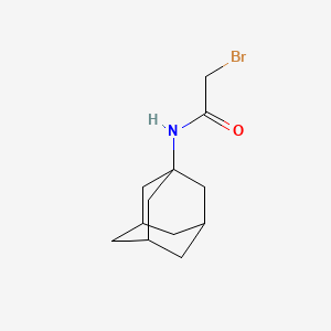 molecular formula C12H18BrNO B8561972 N-Adamantan-1-yl-2-bromo-acetamide 