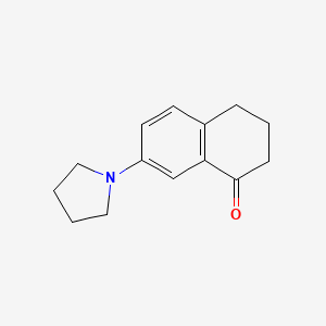 7-pyrrolidin-1-yl-3,4-dihydro-2H-naphthalen-1-one