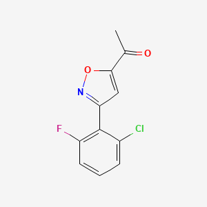 3-(2-Chloro-6-fluorophenyl)-5-acetylisoxazole