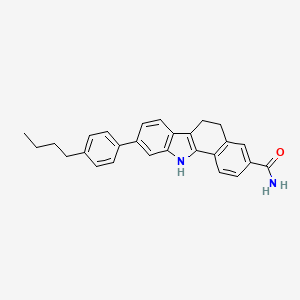 9-(4-butylphenyl)-6,11-dihydro-5H-benzo[a]carbazole-3-carboxamide