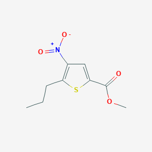 B8562047 Methyl 4-nitro-5-propylthiophene-2-carboxylate CAS No. 89499-49-0