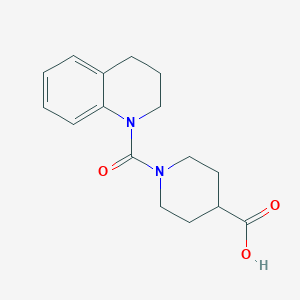 1-(3,4-dihydroquinolin-1(2H)-ylcarbonyl)piperidine-4-carboxylic acid