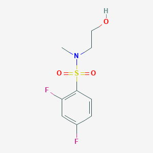 2,4-difluoro-N-(2-hydroxyethyl)-N-methylbenzenesulfonamide